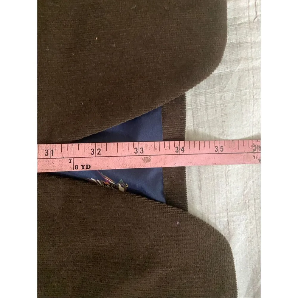 Ralph Lauren men 46XL 2 button corduroy blazer w/patch elbows brown